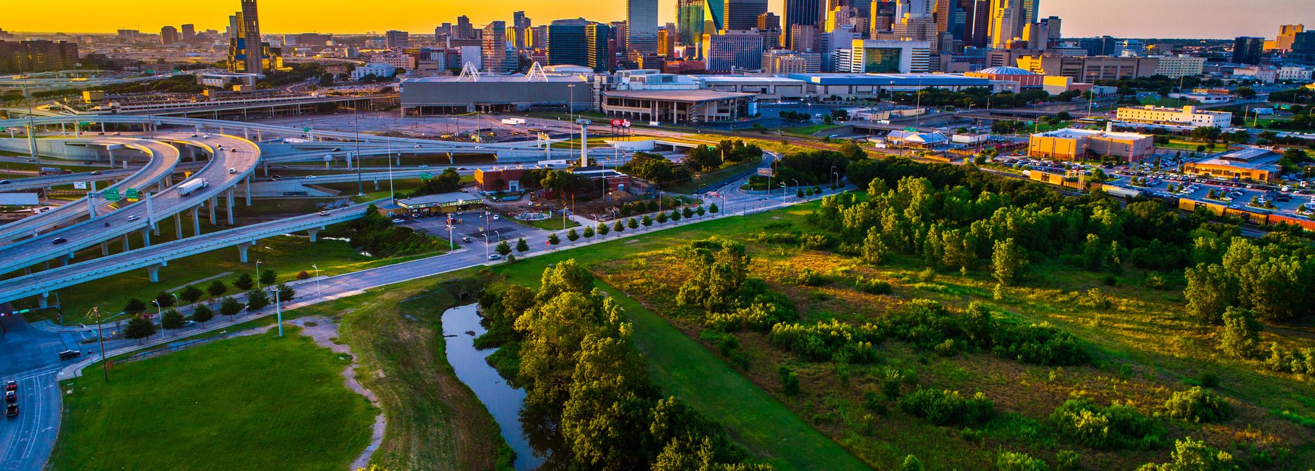 a city with a lot of tall buildings